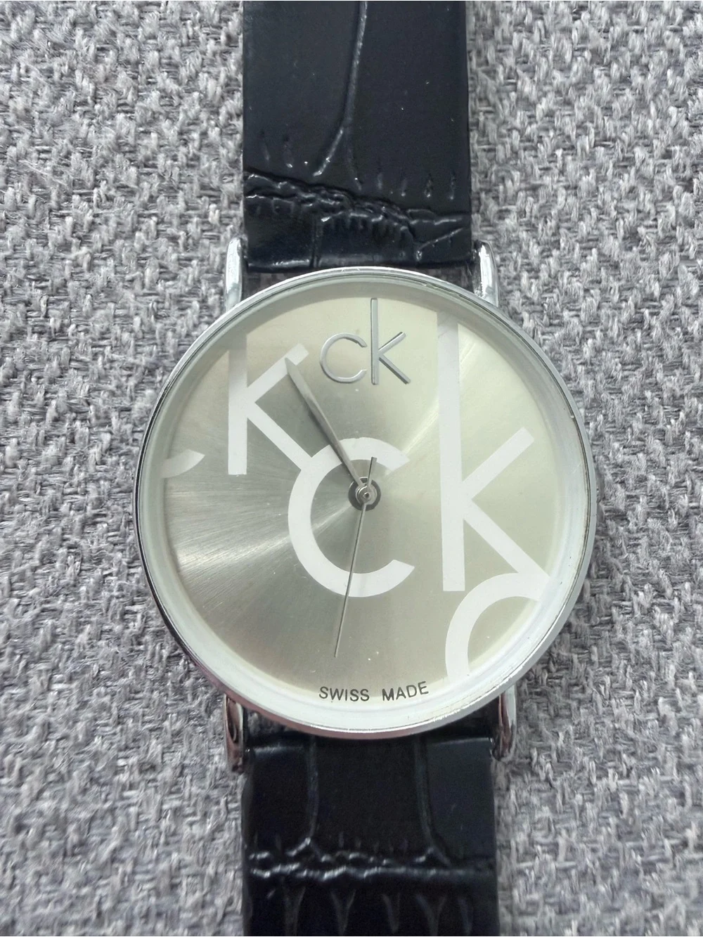 Calvin Klein CK Swiss Made Leather Watch 1738